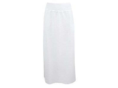 Bílá maxi sukně s kapsami - vel.42